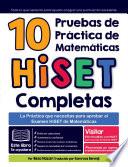10 Pruebas de Práctica de Matemáticas HiSET Completas (Spanish Edition)