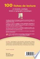100 Fiches de lecture en économie, sociologie, histoire et géographie