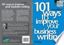 101 Ways to Improve Your Business Writing