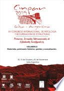 15° Congreso Internacional de Patología y Recuperación de Estructuras (Artículos completos)