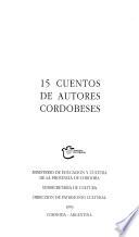 15 cuentos de autores cordobeses