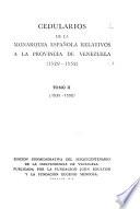 1535-1552 (Archivo General de Indias, V. sección, Caracas 1, libro I)