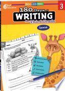 180 Days: Writing for Third Grade (Spanish)