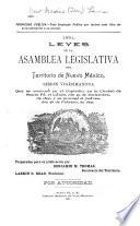 1891 leyes de la Asamblea Legislativa del Territorio de Nuevo México, sesion vigésimanona