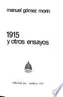 1915, y otros ensayos