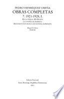 1921-1928, I. En la orilla. Mi españa ; La utopía de América ; Seis ensayos en busca de nuestra expresión