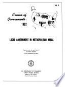 1962 Census of Governments: Local government in metropolitan areas