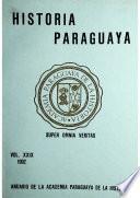 1992 - Vol. 29 - Historia Paraguaya