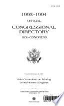 1993-1994 Official Congressional Directory