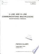 2-line and 8-line Communications Multiplexors Maintenance Manual