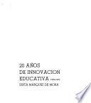 20 años de innovación educativa, 1959-1979