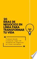 20 ideas de negocios en línea para transformar tu vida