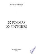 20 poemas, 30 pintores