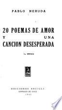 20 poemas de amor y una canción desesperada