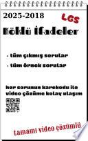 2025-2018 Köklü İfadeler Çıkmış ve Örnek Sorular (video çözümlü - karekodlu)