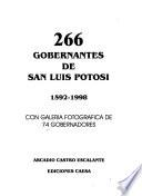 266 gobernantes de San Luis Potosí, 1592-1998