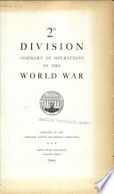 2d Division, Summary of Operations in the World War