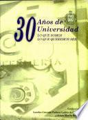 30 años de universidad