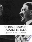 30 Discursos de Adolf Hitler