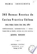 365 buenas recetas de cocina práctica chilena