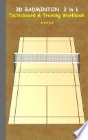 3D Badminton 2 in 1 Tacticboard and Training Book