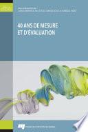 40 ans de mesure et d'évaluation