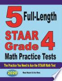 5 Full-Length STAAR Grade 4 Math Practice Tests