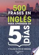 500 frases en Inglés para aprender en 5 días