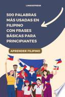 500 Palabras Más Usadas en Filipino con Frases Básicas para Principiantes