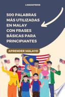 500 Palabras Más Utilizadas en Malay con Frases Básicas para Principiantes
