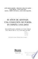 60 años de Adonais