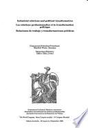 9th World Congress: Industrial relations and political transformation