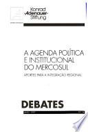 A agenda política e institucional do Mercosul