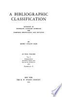 A Bibliographic Classification
