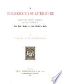 A Bibliography of Literature