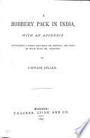 A bobbery pack in India