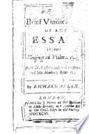 A Brief Vindication of an Essay, to prove Singing of Psalms,&c. from Dr Russel's Animadversions and Mr Marlow's Remarks