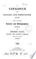 A Catalogue of Spanish and Portuguese books