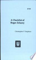 A Checklist of Roger Zelazny
