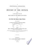 A Chronological Introduction to the History of the Church