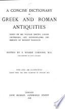 A Concise Dictionary of Greek and Roman Antiquities