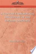 A Concise Etymological Dictionary of the English Language