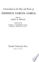 A Concordance to the Plays and Poems of Federico García Lorca