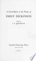 A Concordance to the Poems of Emily Dickinson