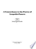 A Concordance to the Poetry of Leopoldo Panero