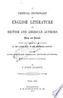 A Critical Dictionary of English Literature and British and American Authors