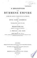 A Description of the Burmese Empire