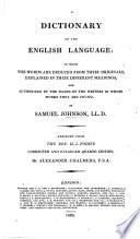 A Dictionary of the English Language ... Abridged from the Rev. H. J. Todd's ... enlarged quarto edition, by A. Chalmers