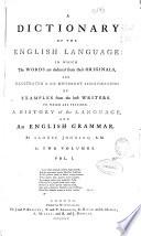 A Dictionary of the English Language