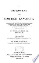 A Dictionary of the Scottish Language